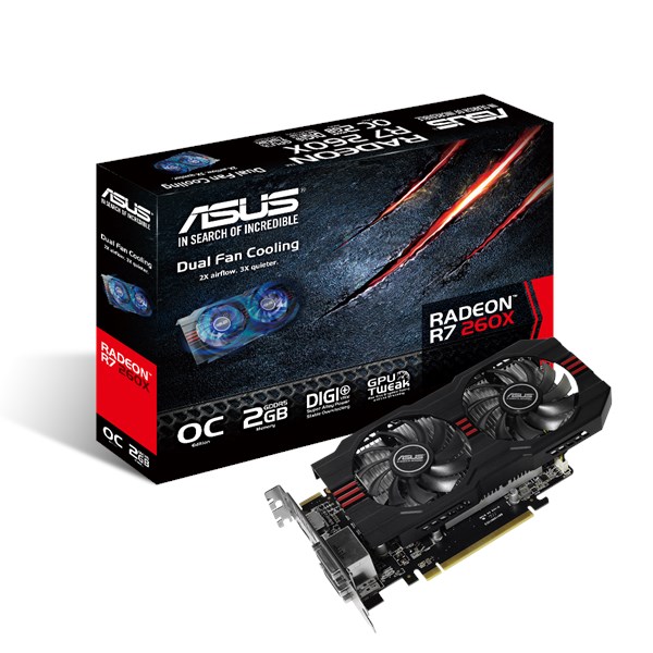 R7260X-OC-2GD5 | Graphics Cards | ASUS 