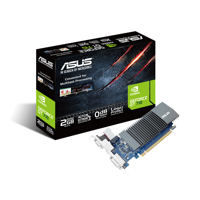 Placa de Vídeo 1GB MSI GeForce GT 710 DDR3 64Bits
