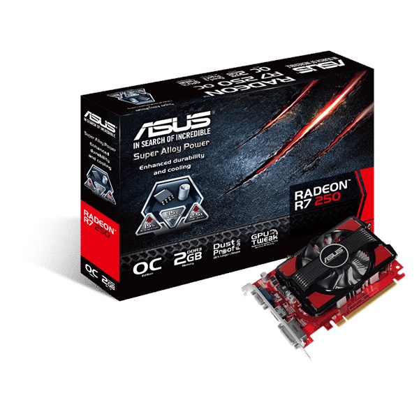 R7250-OC-2GD3 | Graphics Cards | ASUS 