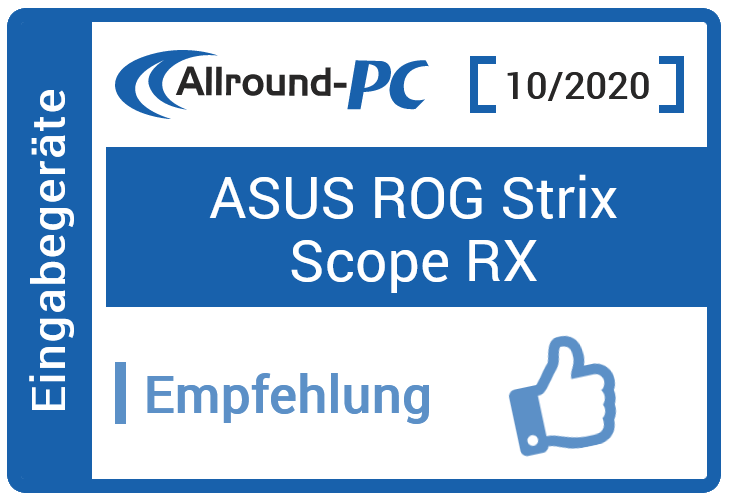 ASUS ROG Strix Scope RX Backlit XA05 ROG STRIX SCOPE RX/BL/US