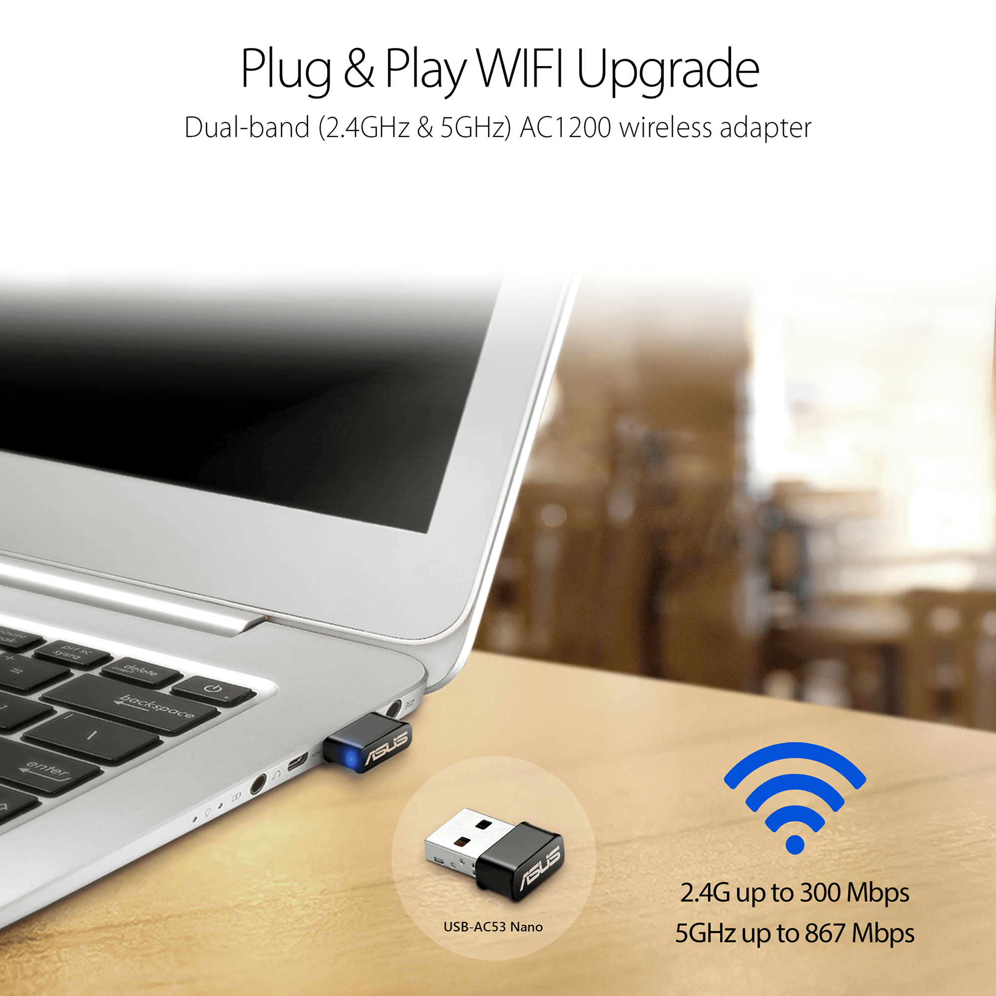 USB-AC53 Nano｜Wireless & Wired
