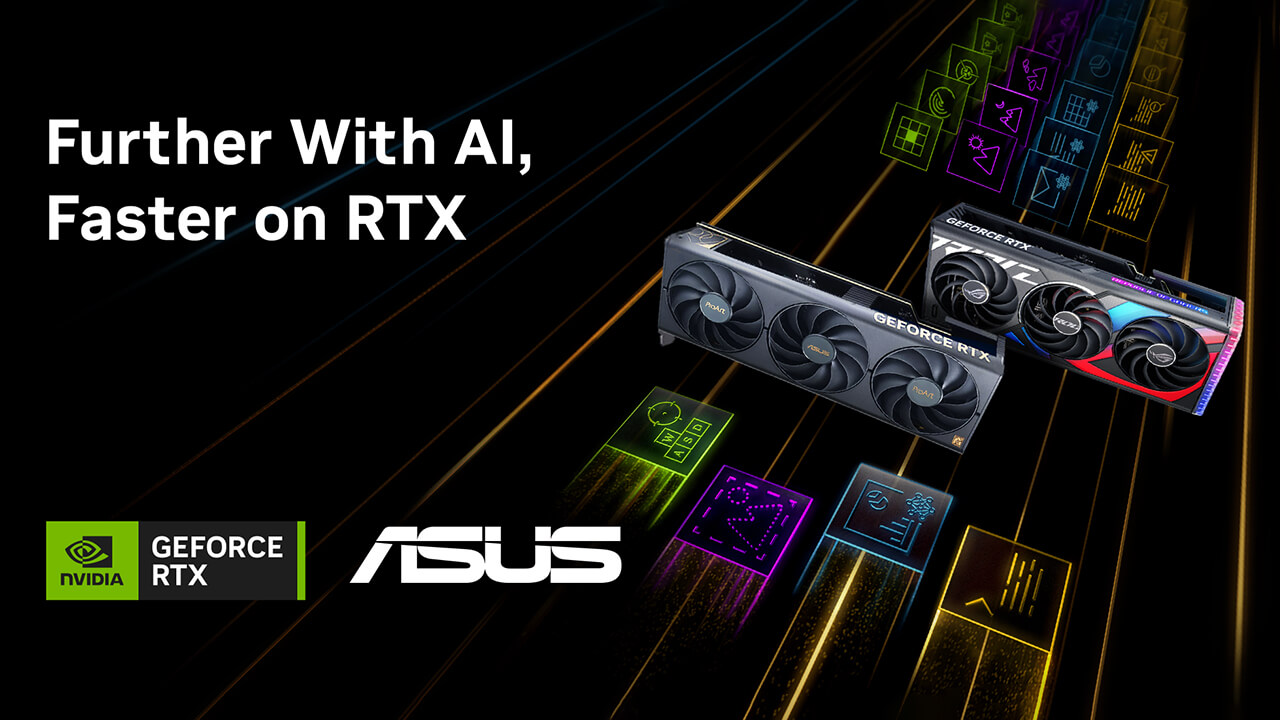 RTX 40 serisi graphics card speeding up with AI creative tools