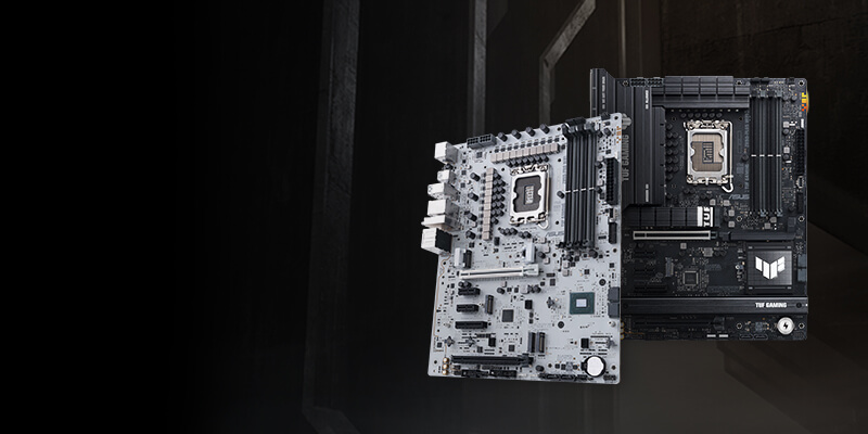 A selection of high-performance ASUS motherboards