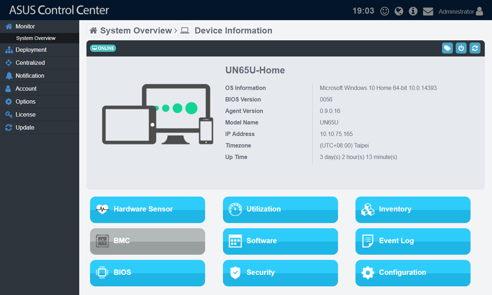 Overview overall features