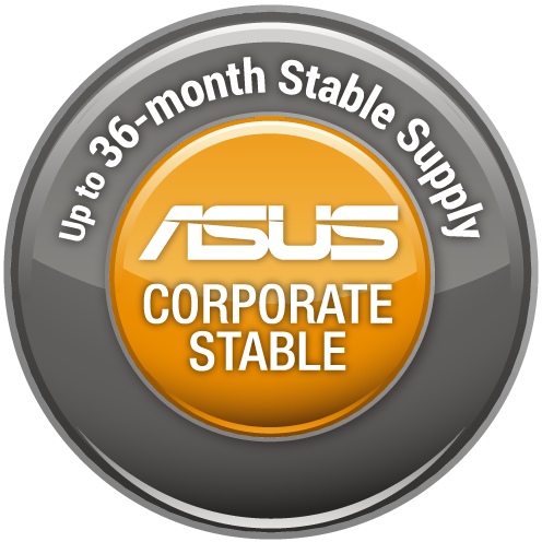 ASUS corporate stable model tot 36 maanden stabiele levering logo