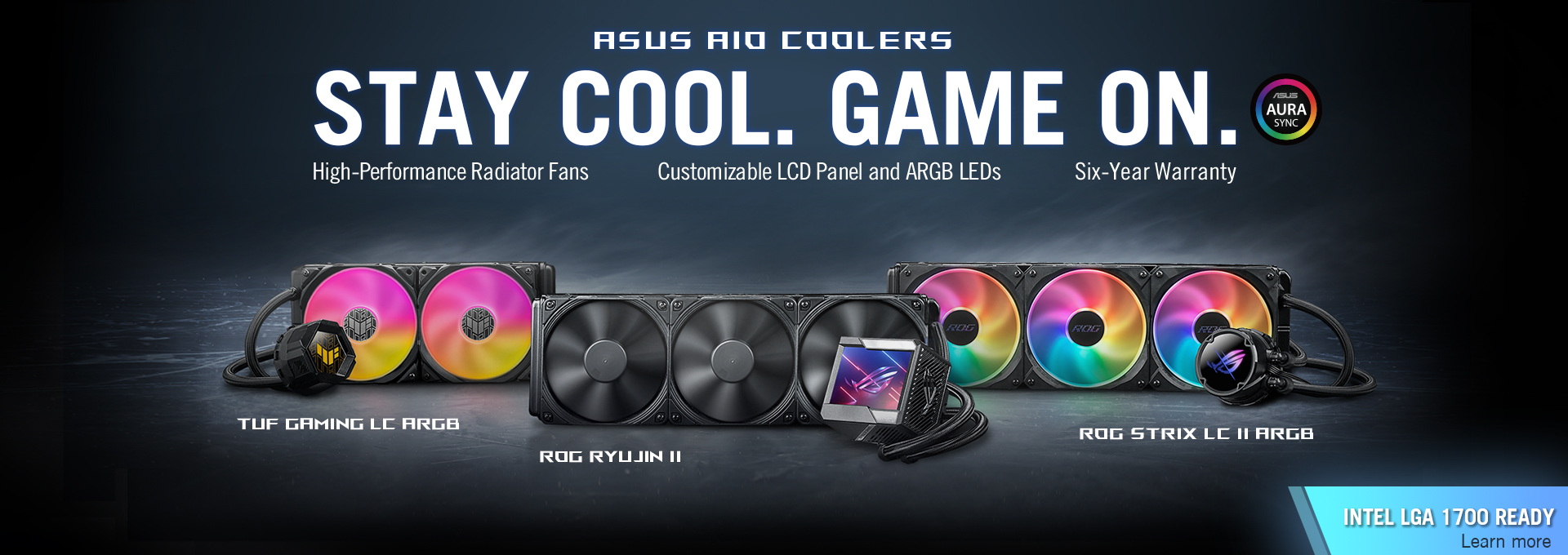 ASUS AIO Kühler - Stay Cool. Game On.