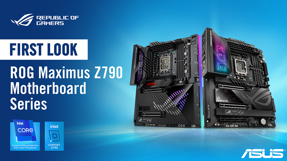 ROG Maximus Z790 Extreme és ROG Maximus Z790 Hero alaplap képe