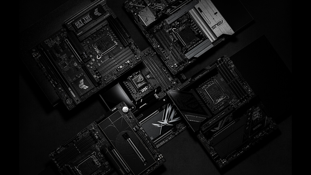 ASUS Z890-moederbordenserie assortiment