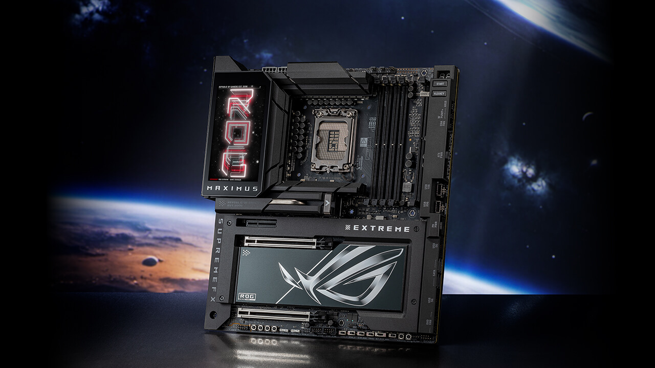 Vooraanzicht ROG Maximus Z890 Extreme