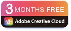 Adobe Creative Cloud na 3 MĚSÍCE ZDARMA