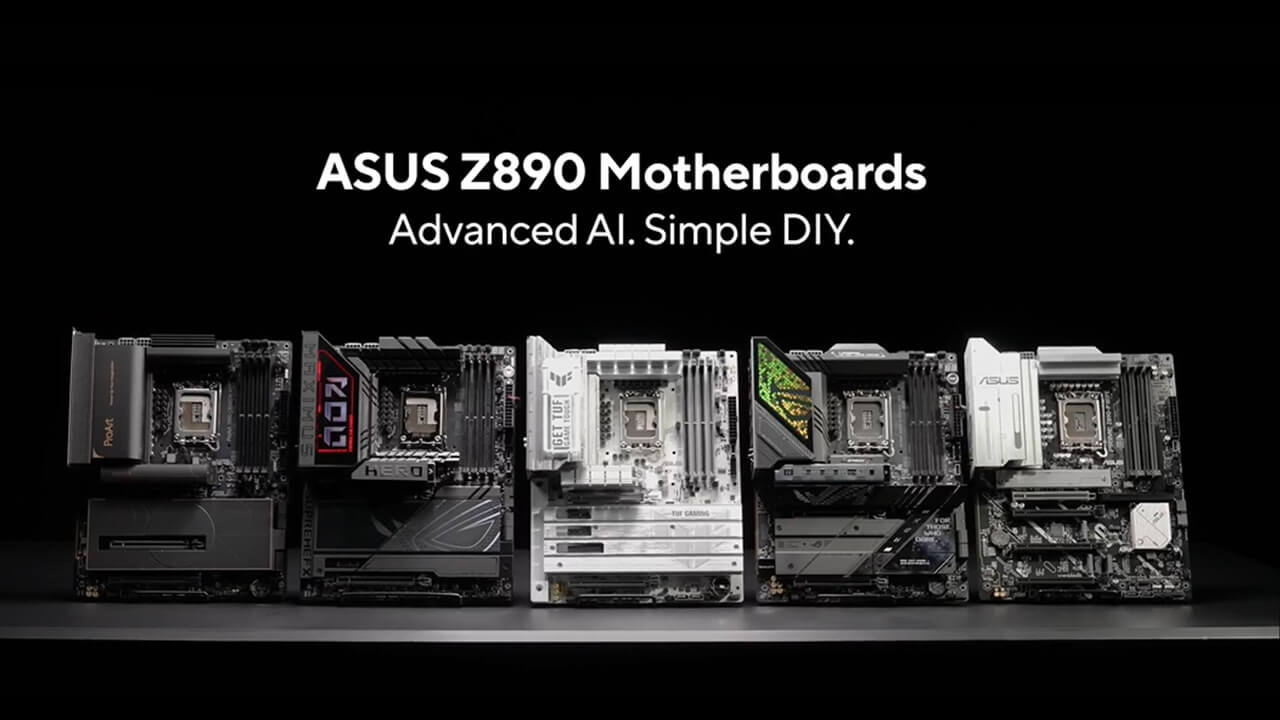 ASUS Z890-moederbordenassortiment