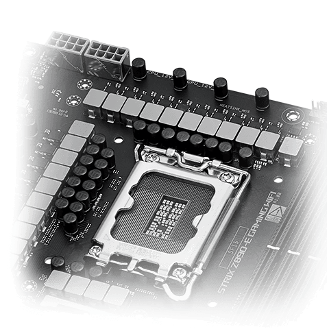 Fáza napájania na ROG Strix Z890-E Gaming WiFi