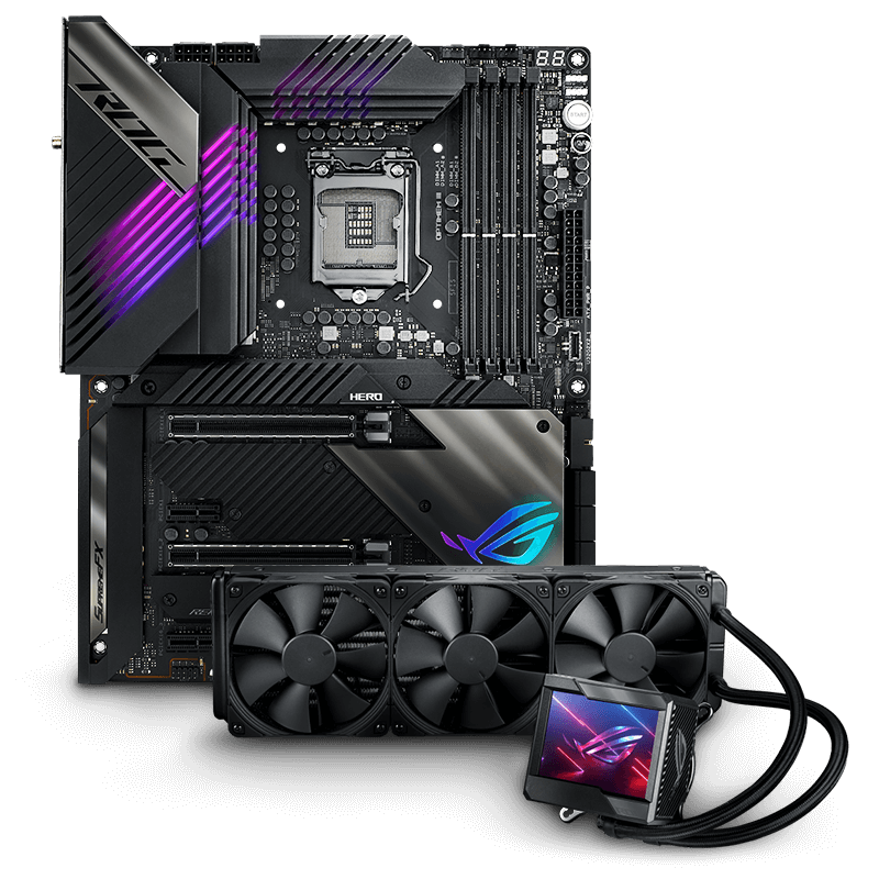 ROG MAXIMUS XIII HERO & ROG RYUJIN II 360