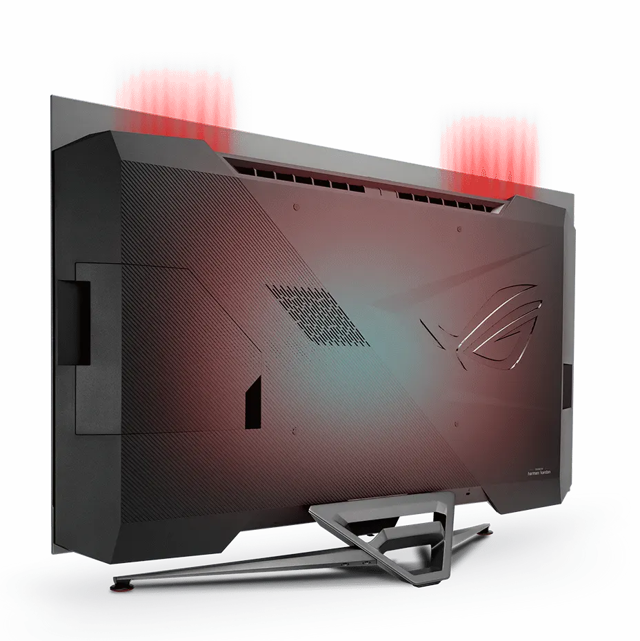 ROG OLED gaming monitor intelligent cooling design