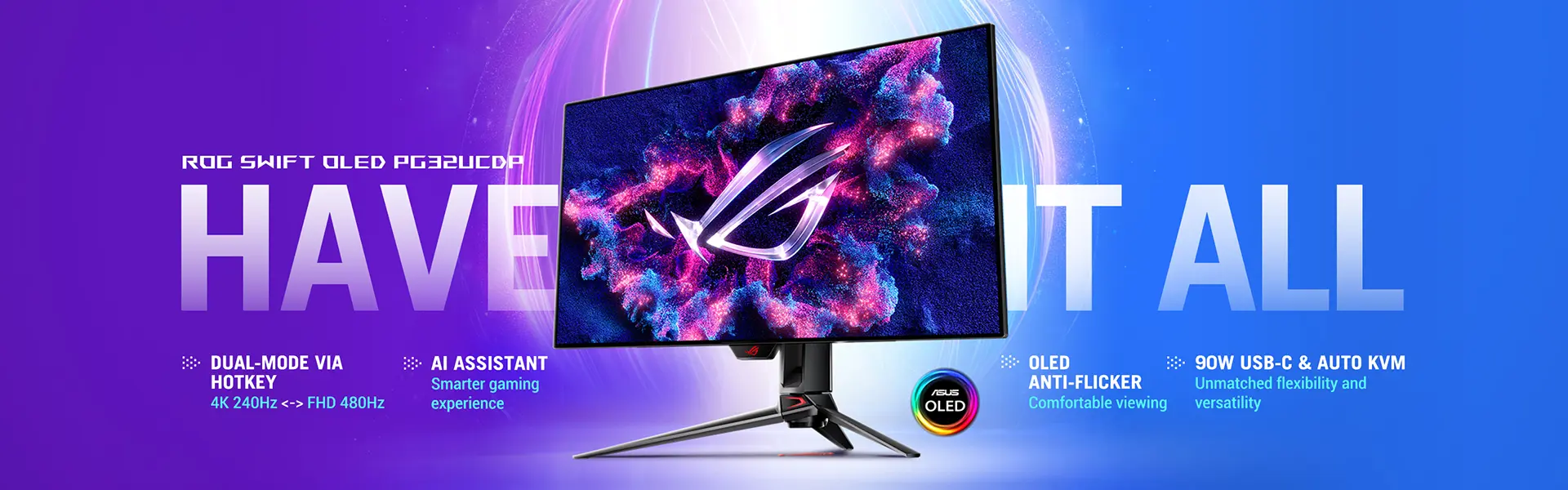 ROG Swift OLED PG32UCDP