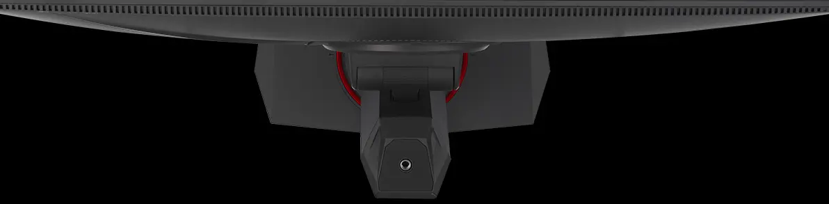 the top of the ROG Strix monitor with a tripod socket