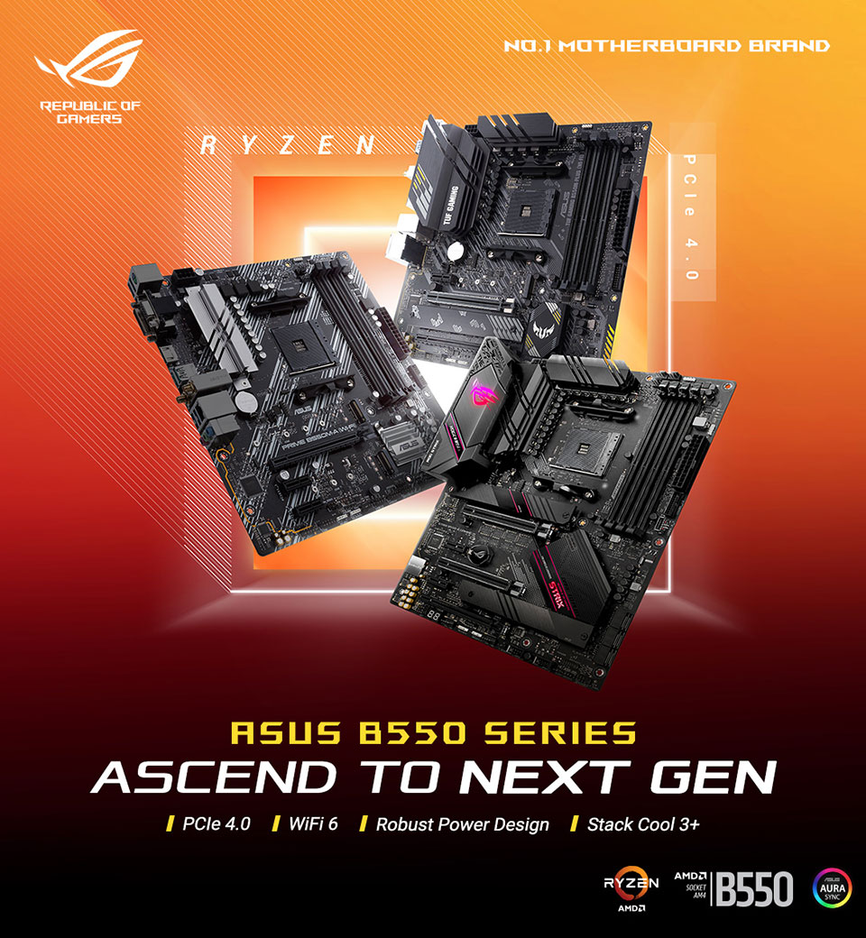  ASUS ROG Strix B550-A Gaming AMD ATX Motherboard with