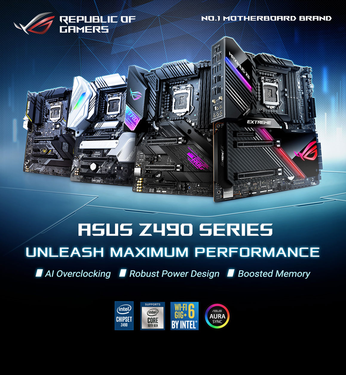 Intel Z490 series | Motherboard | ASUS US